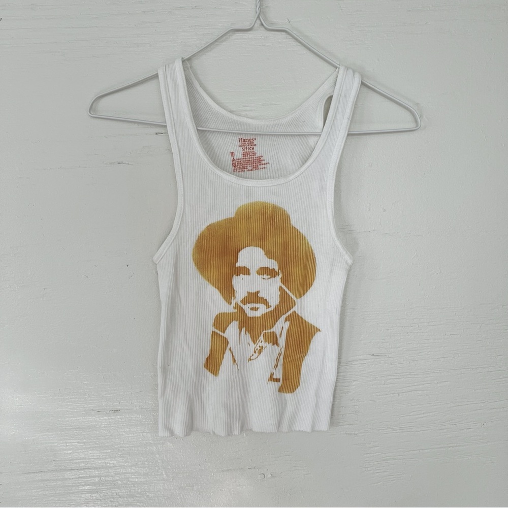 Waylon Jennings custom grunge tank